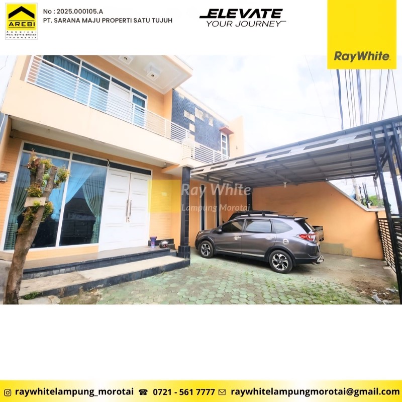 dijual rumah 2 lantai area perdagangan