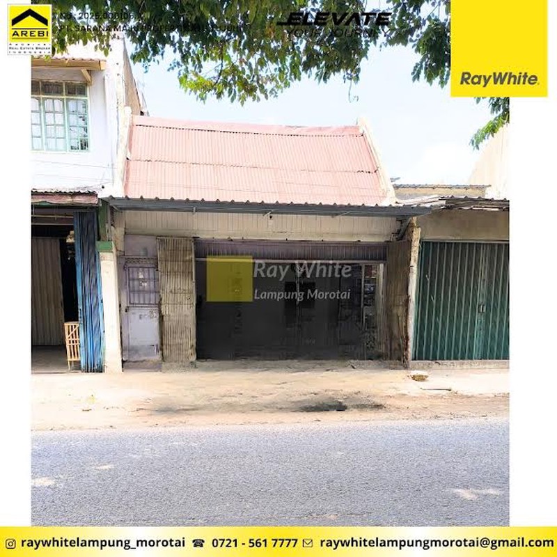 Jual Cepat Tanah Bonus Bangunan Kios dan Rumah