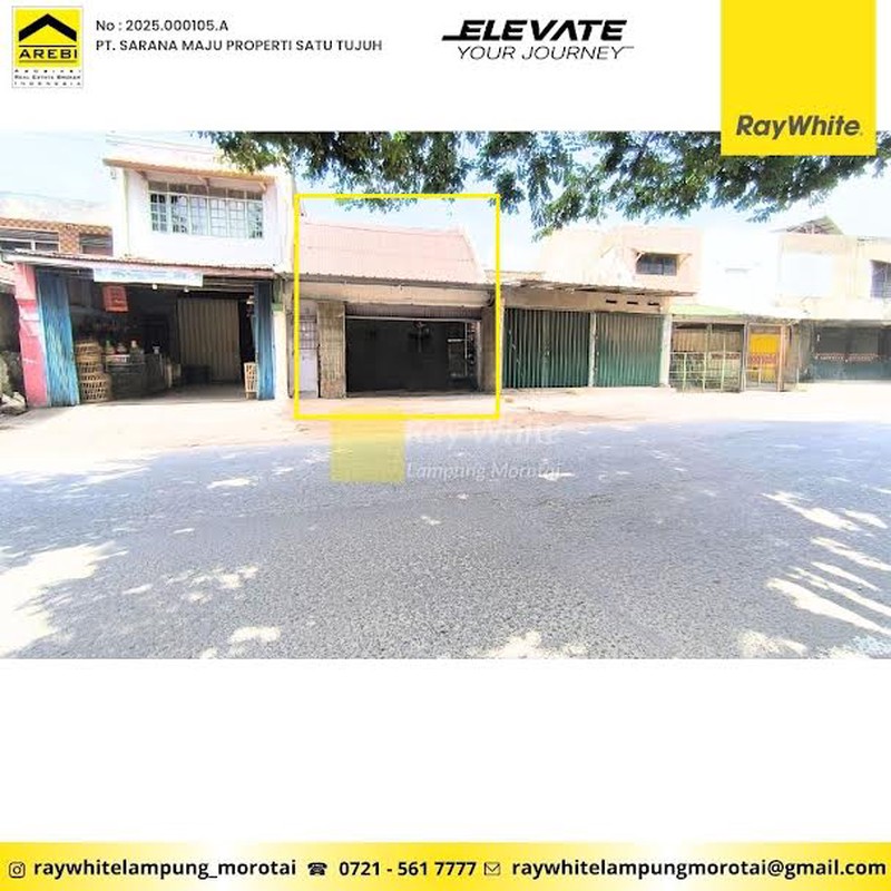 Jual Cepat Tanah Bonus Bangunan Kios dan Rumah