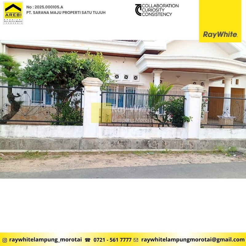 Disewakan Rumah Lebar berlokasi di Labuhan Ratu, Bandar Lampung (  JL. Raja Ratu dekat pasar untung )