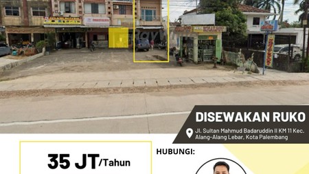 Disewa Ruko Murah di Palembang