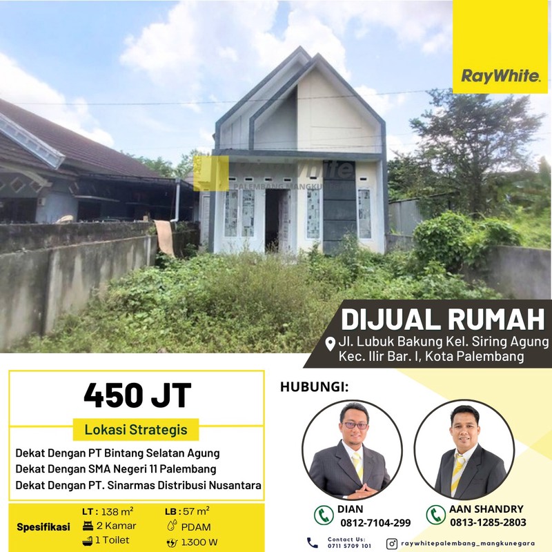 Dijual Rumah Modern Di Kota Palembang