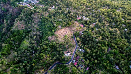 Land Freehold With View  In Madenan Tejakula Bali