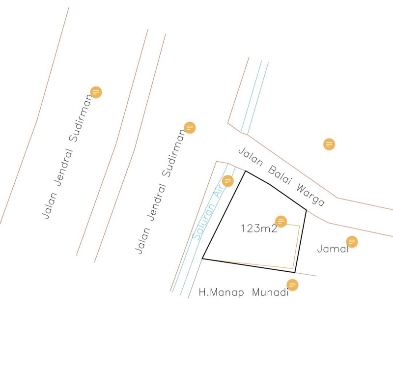 Dijual tanah di JL. Jendral sudirman Tangerang