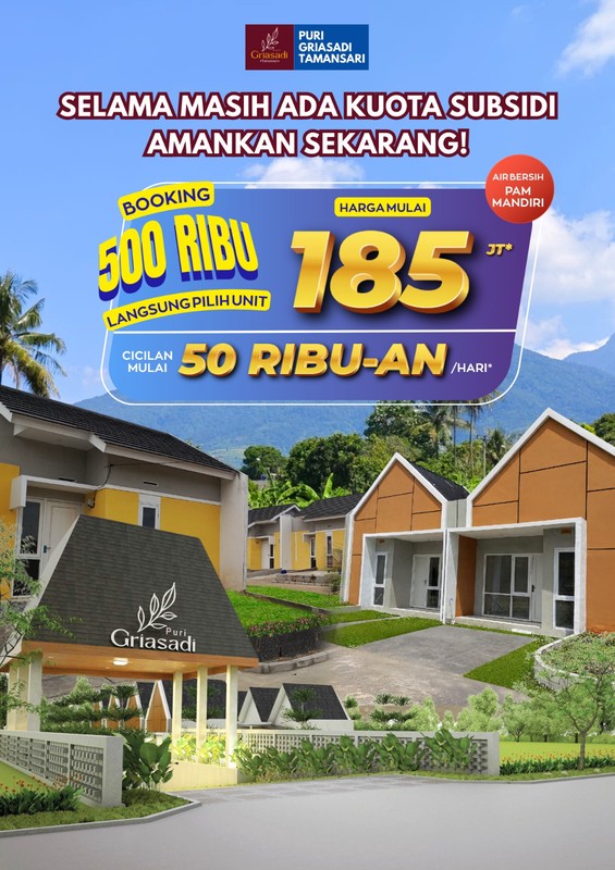 Rumah Subsidi Sejuk di Tamansari paling dekat dengan terminal dan stasiun kota Bogor. Promo Exclusif senilai jutaan dari Raywhite.