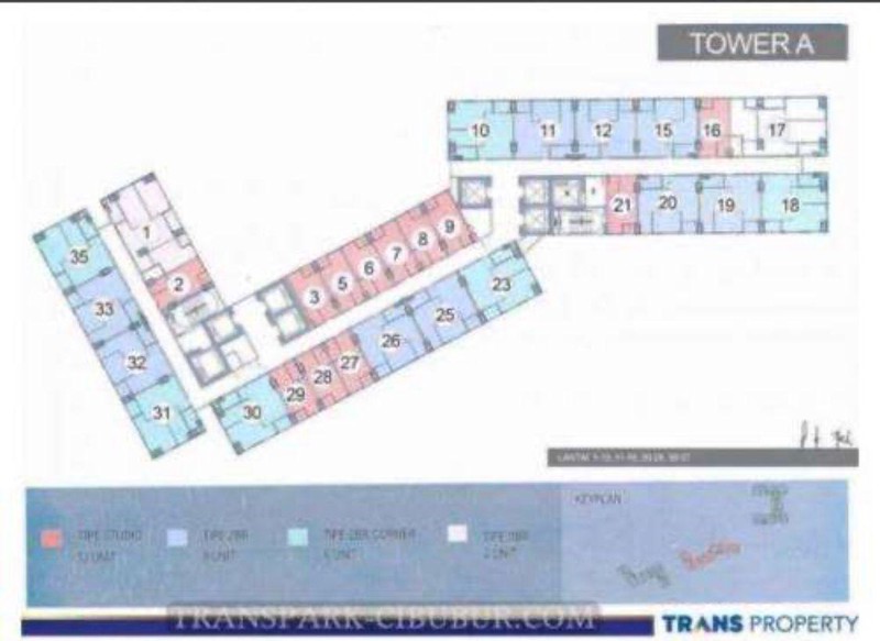 Jual Rugi, Unit 2 Bedroom Tower A Apartemen Transpark Cibubur 