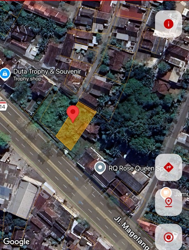 Dijual Tanah Strategis Jl. Magelang Cocok untuk Resto & Usaha Kuliner, Tridadi, Sleman