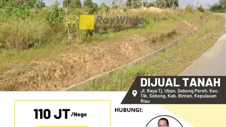 DIJUAL SEBIDANG TANAH LUAS 450 METER PERSEGI