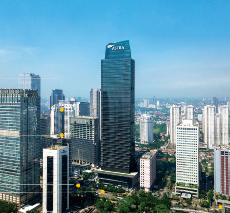 Di Sewakan Perkantoran dengan fasilitas mewah dan megah di Sudirman