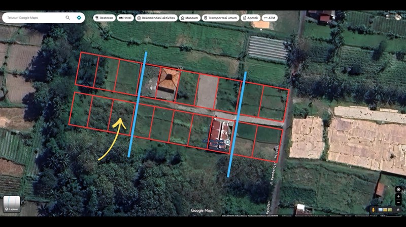 Tanah Eksklusif Sleman Samping Kampus UII, Cocok untuk Villa & Rumah Pensiun, Candibinangun, Pakem, Sleman