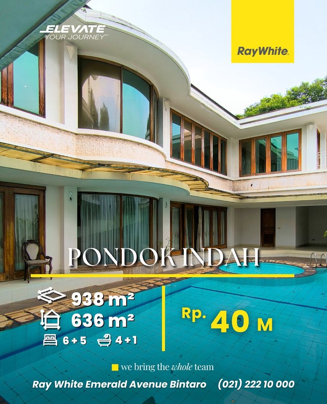 Rumah Bagus Di Jl Metro Alam Pondok Indah Jakarta Selatan,