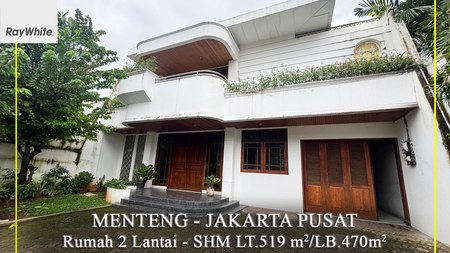 FOR SALE Rumah 2 Lantai Syamsu Rizal Menteng Jakarta Pusat 
