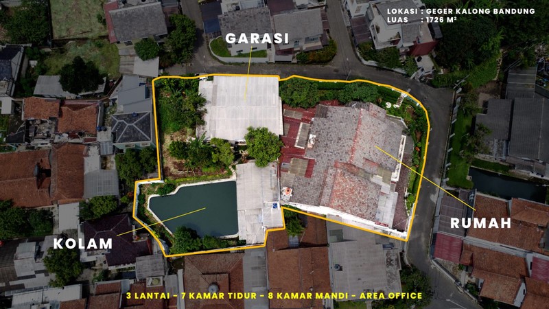 DIJUAL  RUMAH DAN LAHAN LUAS  DI RANCAHERANG GERLONG BANDUNG UTARA
