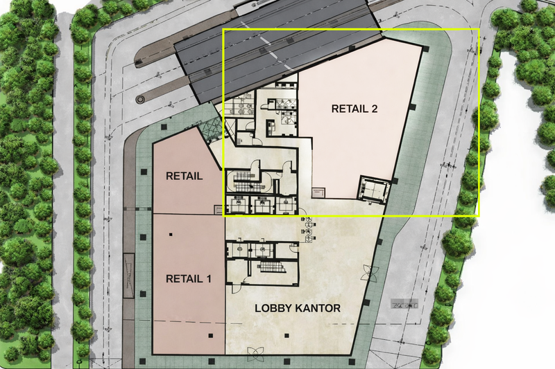FOR SALE Office Space Lantai Lobby Tamansari Parama Tower Menteng Jakarta Pusat