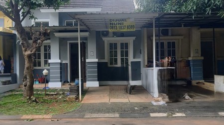 RUMAH MINIMALIS 1 LANTAI SIAP HUNI DALAM CLUSTER KOTA WISATA CIBUBUR