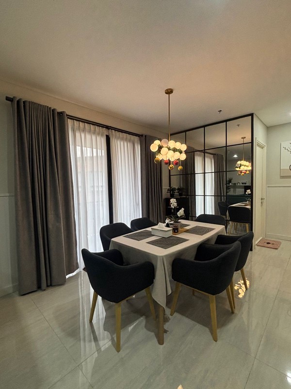 disewa apartemen furnished tinggal bawa koper LLOYD Tower S Alam Sutera type 3 BR