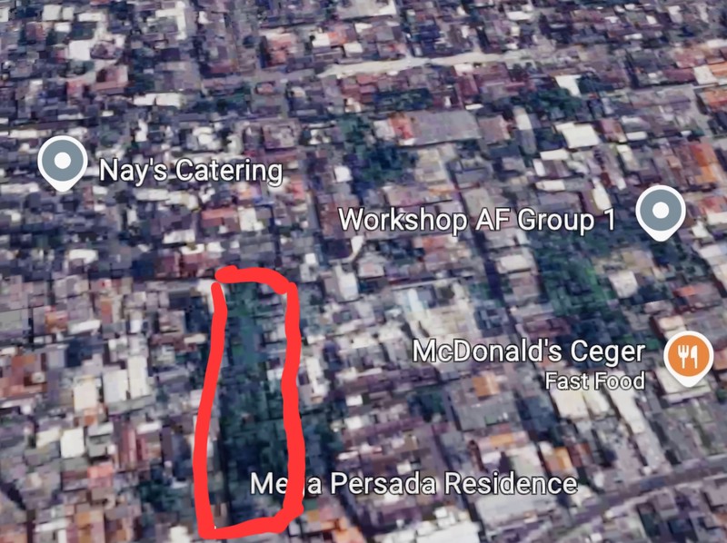 DIJUAL TANAH Strategis LUAS 2760m2 di jl Ceger Raya, Pondok Aren, tangerang Selatan