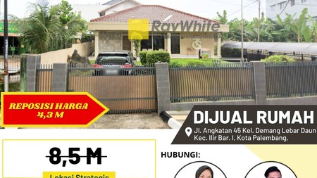 RUMAH JUAL LOKASI STRATEGIS PALEMBANG 