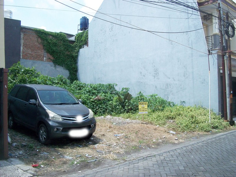 Tanah di Mulyosari I Surabaya Timur Jalan depan sudah paving... sudah siap bangun !!!