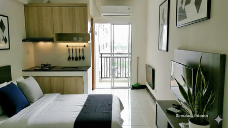 Dijual Semi-Furnished Unit Studio di Apartemen Cinere Resort