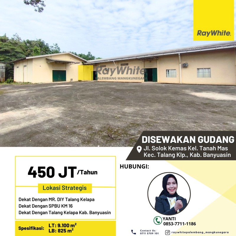 gudang sewa murah palembang 