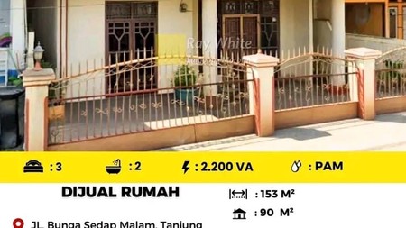 DIJUAL RUMAH DI JL.SEDAP MALAM TANJUNG SENANG KOTA BANDAR LAMPUNG
