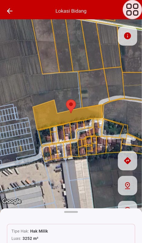 Kaveling Tanah Sawah Kampung Ilir Tunggakjati Karawang Barat