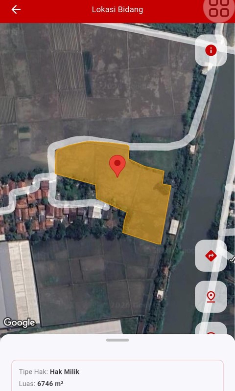 Kaveling Tanah Sawah Kampung Ilir Tunggakjati Karawang Barat