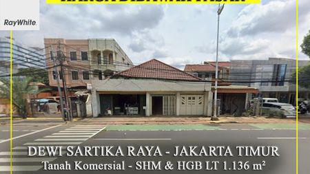 FOR SALE Murah Dibawah Harga Pasar Tanah Komersial Dewi Sartika Raya Jakarta Timur 
