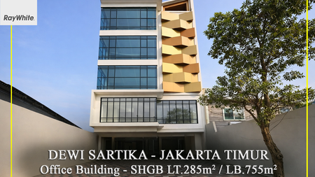 FOR SALE Office Building 5 Lantai Dewi Sartika Cawang Jakarta Timur