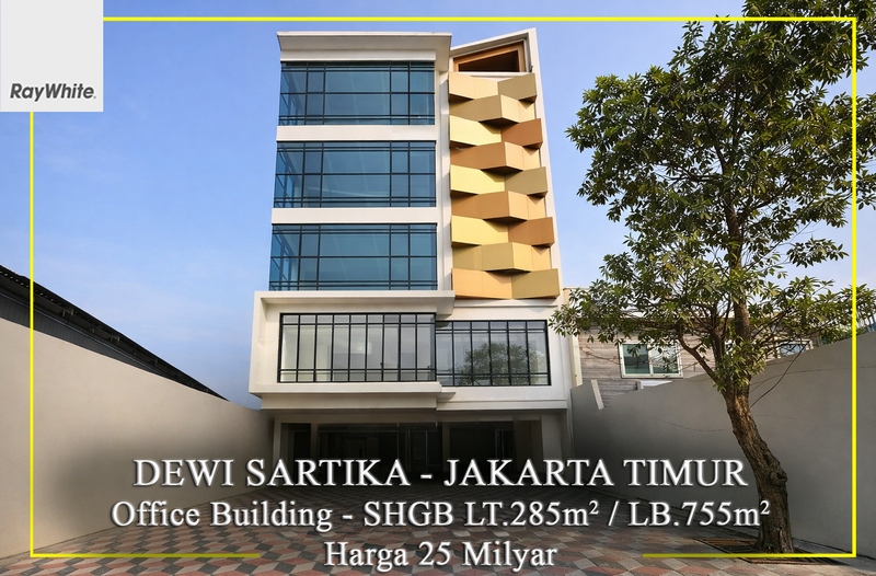 FOR SALE Office Building 5 Lantai Dewi Sartika Cawang Jakarta Timur