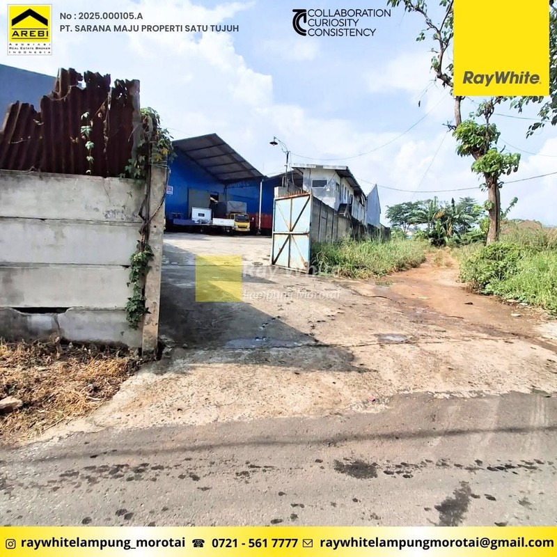 Dijual Gudang Luas di Kedamaian