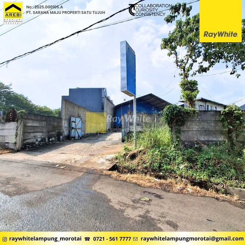 Dijual Gudang Luas di Kedamaian