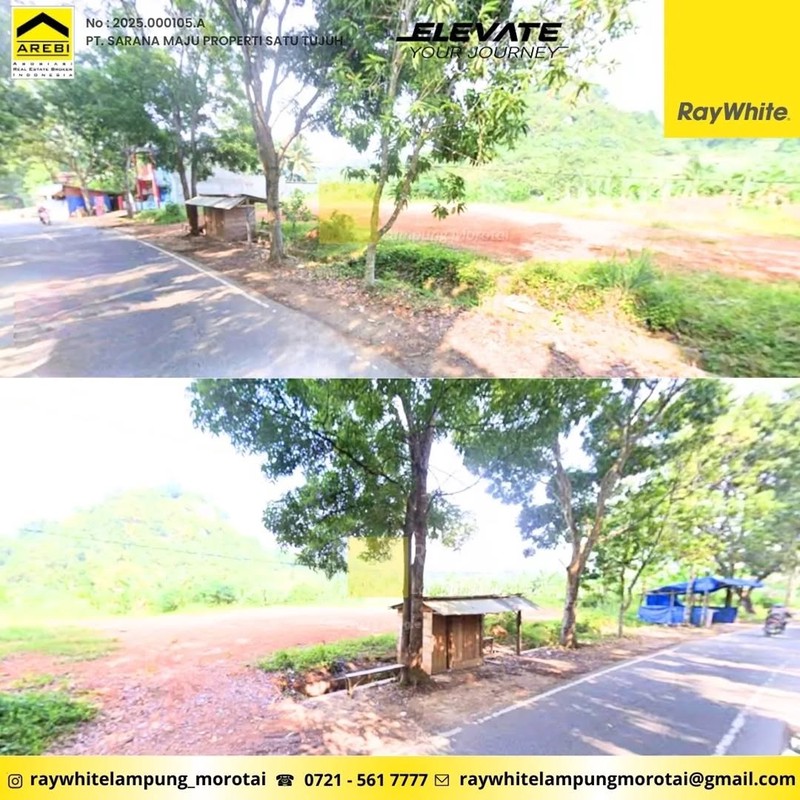 Tanah Luas 1215 dekat perumahan citra garden