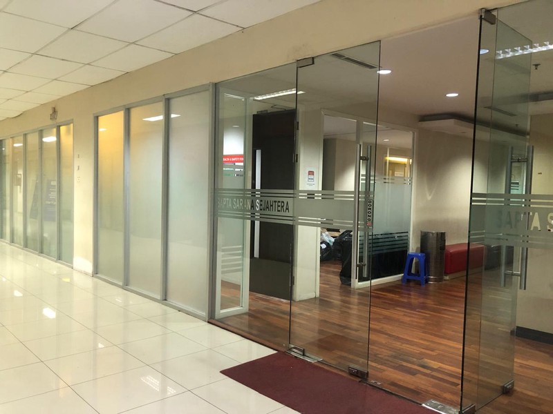 Dijual office space thamrin city lantai 6,tanah  abang jakarta pusat