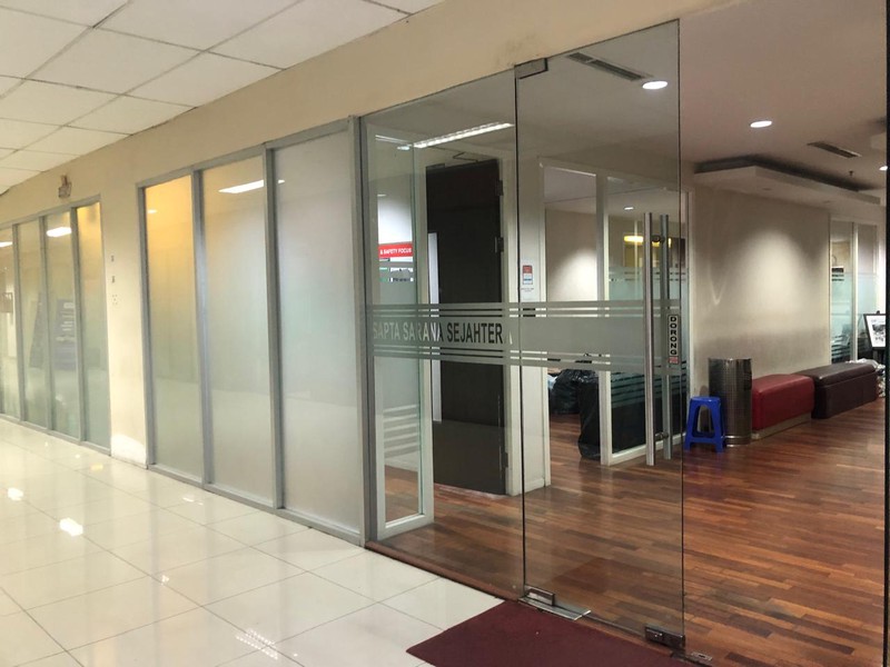 Dijual office space thamrin city lantai 6,tanah  abang jakarta pusat