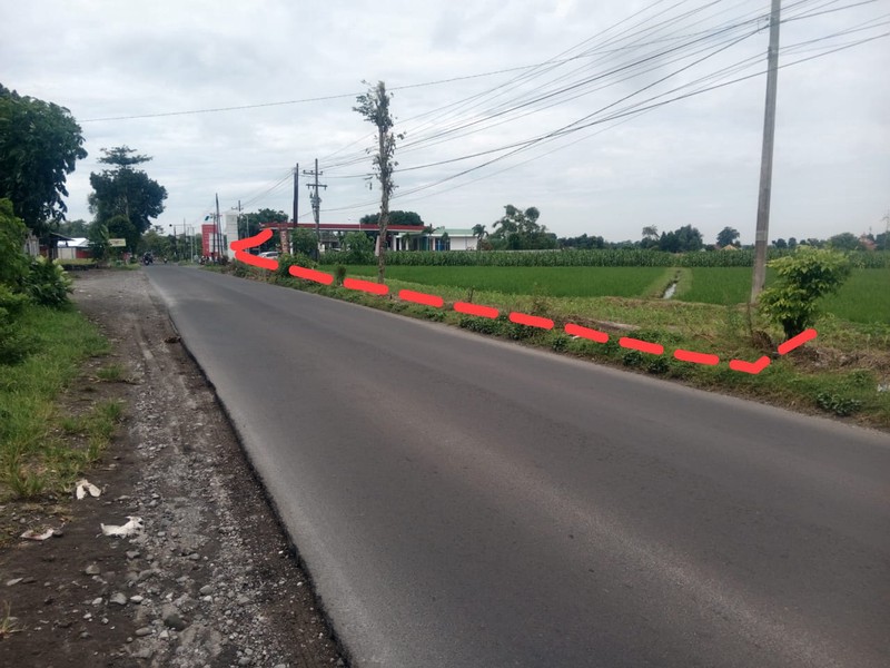 Lahan 5.320 Meter Persegi di Jalur Provinsi Blitar, Cocok untuk Bisnis Modern & Komersial, Ponggok, Blitar