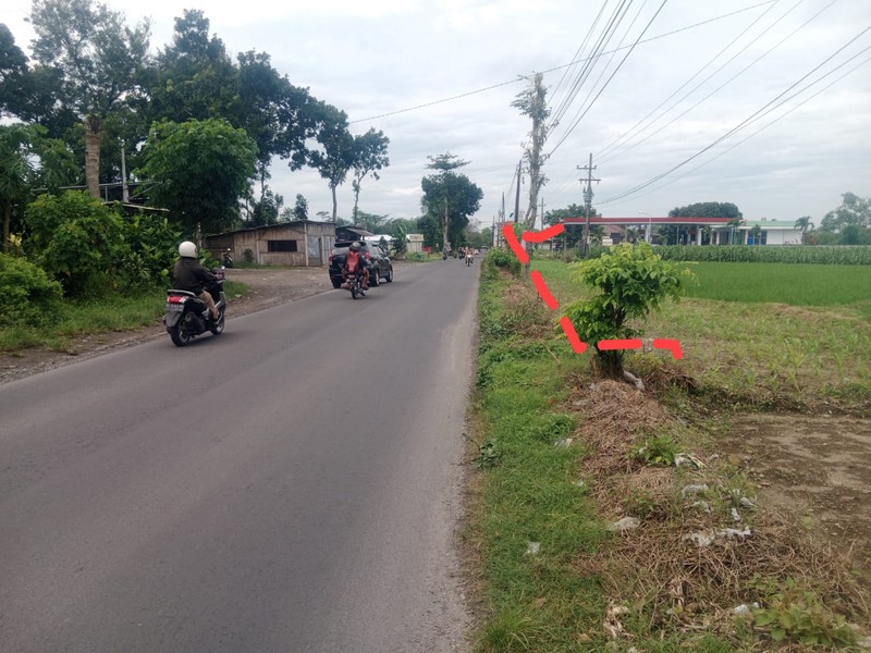 Lahan 5.320 Meter Persegi di Jalur Provinsi Blitar, Cocok untuk Bisnis Modern & Komersial, Ponggok, Blitar
