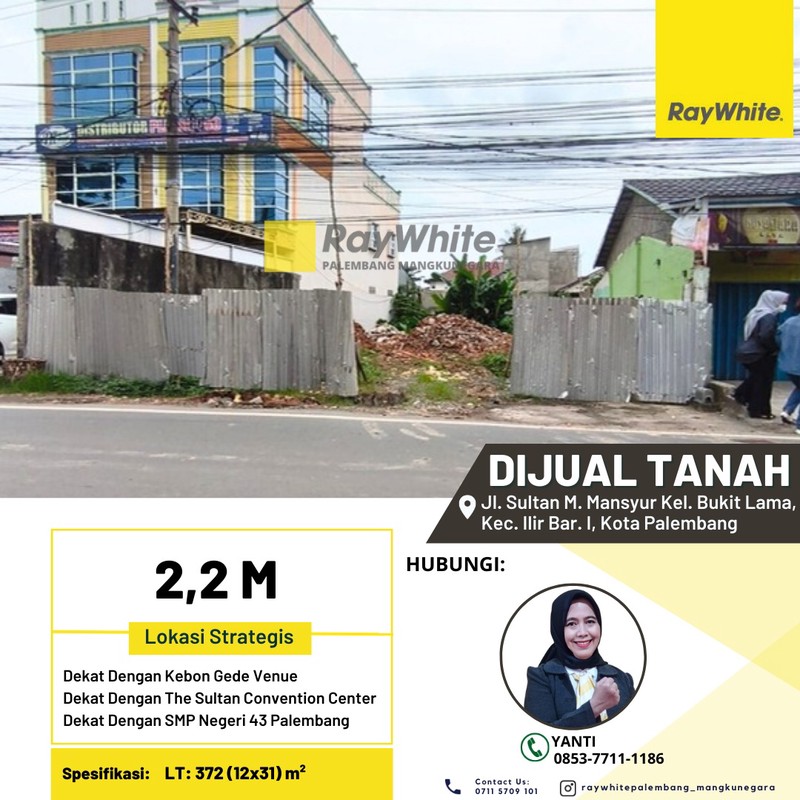 TANAH MURAH TENGAH KOTA PALEMBANG 