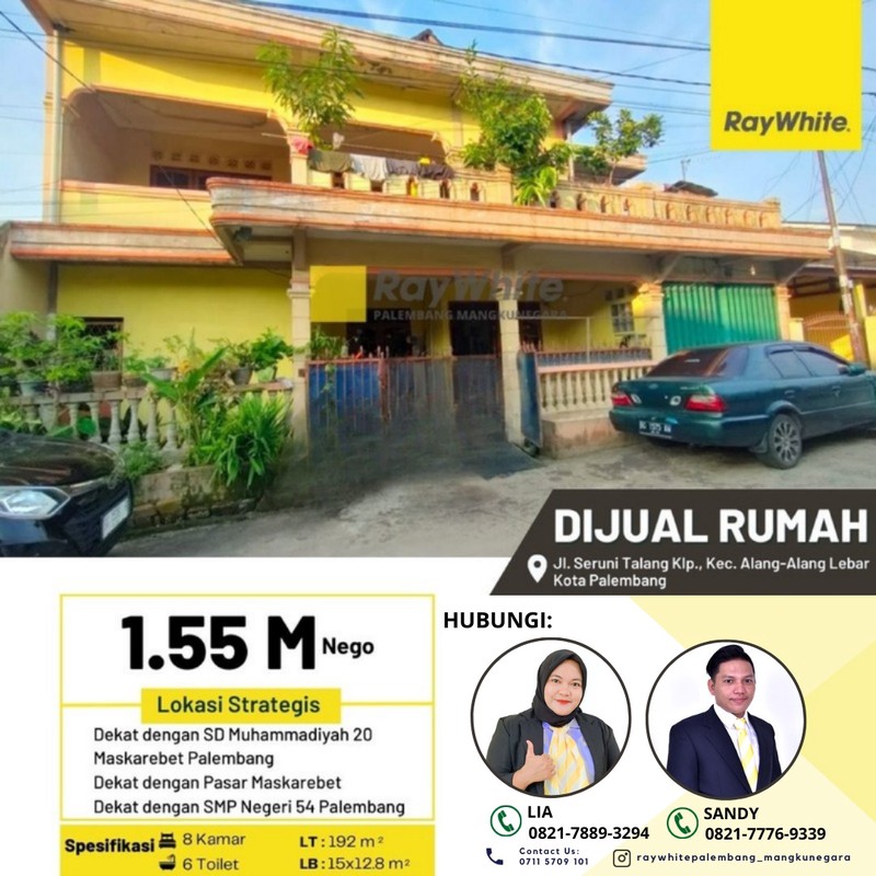 RUMAH JUAL PALEMBANG KOTA 