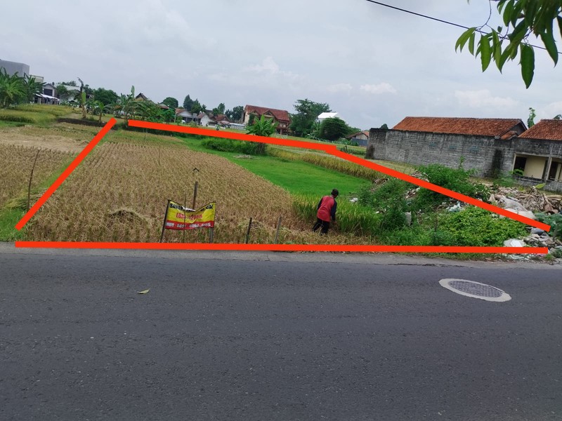 Dijual Tanah Sawah Strategis di Kasihan Bantul Yogyakarta