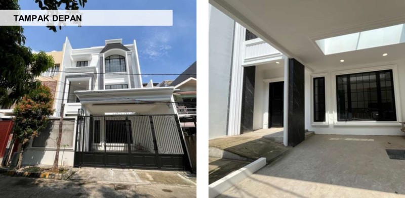 Rumah Sunter 3 Lantai ada Lift