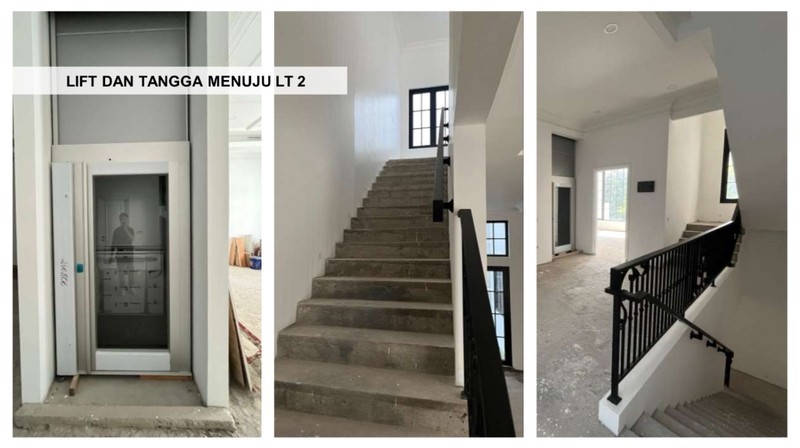 Rumah Sunter 3 Lantai ada Lift