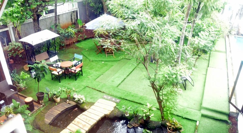 Rumah hunian 2 lantai, asri, premium dan prestisius di kemang selatan, Jakarta Selatan.