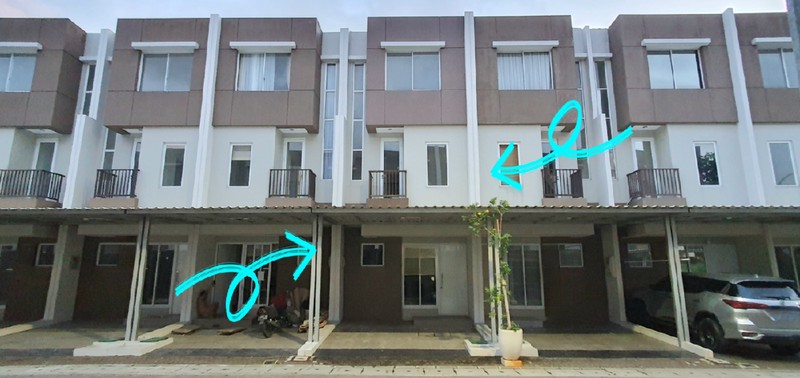 Rumah Sedayu City Cluster Winterville, Kelapa Gading. Tipe Azalea