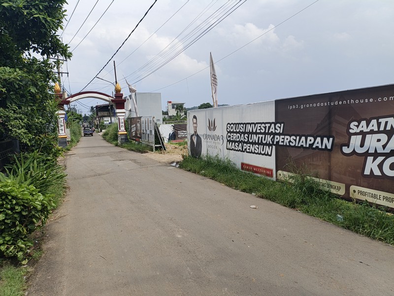 Tanah 1500 M2 di lokasi sangat Strategis belakang IPB dramaga Cocok buat Kos dan tempat usaha