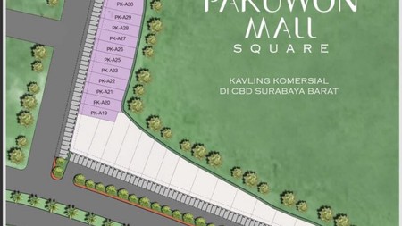 Dijual Tanah di Pakuwon Square surabaya barat