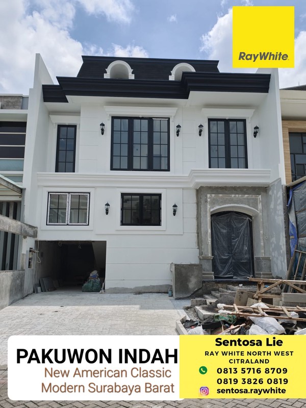 7 Milyar-an Rumah Baru Pakuwon Indah - New American Classic Attic Rooftop Desain Dekat Pakuwon Mall, Citraland, Graha Family