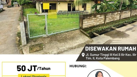 DISEWAKAN RUMAH SIAP HUNI MURAH