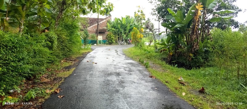 Tanah Luas 556 Meter Persegi Lokasi Nanggulan - Kulon Progo 